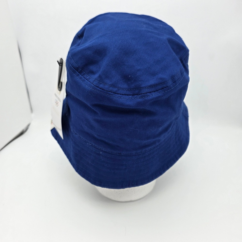 Paris 2024 Olympics Official Reversible Bucket‎ Hat Unisex Blue Black Geometric - Picture 9 of 14